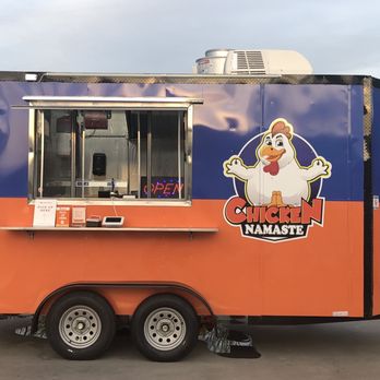 Chicken Namaste - an orange and blue food truck - Food Trucks Near Me - Willis, Texas
