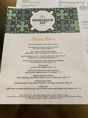Menu photo 6 The Tonsorium Bar Kenmore, WA