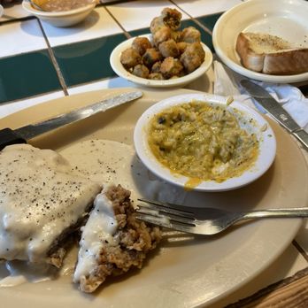 Catfish Haven - Great chicken fried steak ! And this is the small order. You can get a large one as well. - Southern Near Me - Whitesboro, Texas