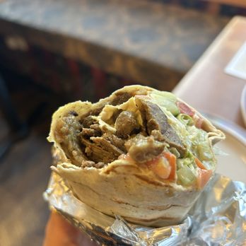 Abu Salim Middle Eastern Grill - Beef and lamb wrap - Halal Near Me - San Francisco, California Abu Salim Middle Eastern Grill - Beef and lamb wrap - Halal Near Me - San Francisco, California