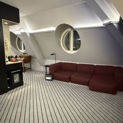 Andaz London Liverpool Street - A lot of empty space in front of this couch in our suite!