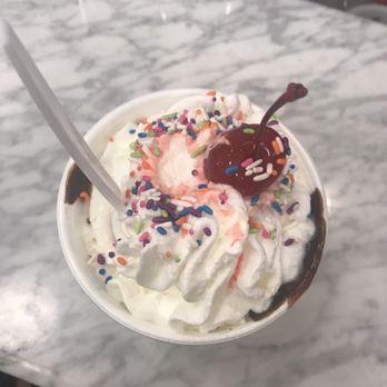 The Weldon Fountain - Regular ice cream sundae - Ice Cream & Frozen Yogurt Near Me - Glenside, Pennsylvania