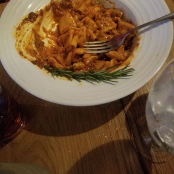 Rusticucina - Rigatoni (overcooked) with Ragu sauce - Italian Near Me - San Diego, California Rusticucina - Rigatoni (overcooked) with Ragu sauce - Italian Near Me - San Diego, California