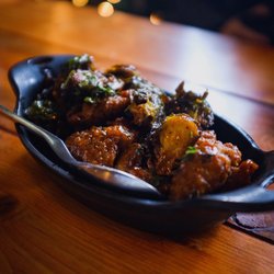 The Bine Beer & Food - Brussel Sprouts with Fried Chicken
