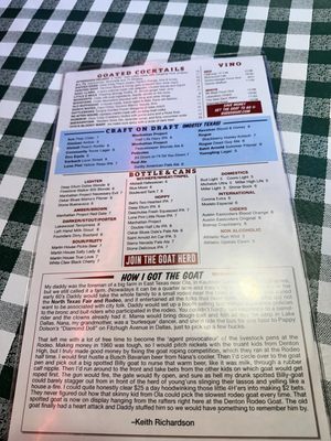 Menu photo 6 Rodeo Goat Denton, TX Menu photo 6 Rodeo Goat Denton, TX