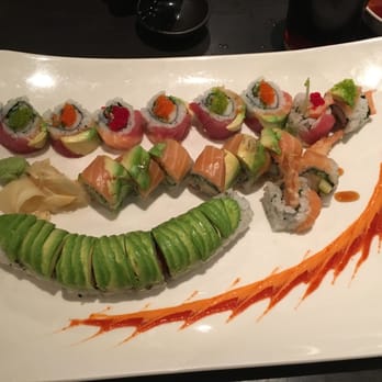 Sushi Moto - From the top: Erotica Roll, Red Dragon Roll & Lion Head Roll - Sushi Bars Near Me - North York, Ontario Sushi Moto - From the top: Erotica Roll, Red Dragon Roll & Lion Head Roll - Sushi Bars Near Me - North York, Ontario