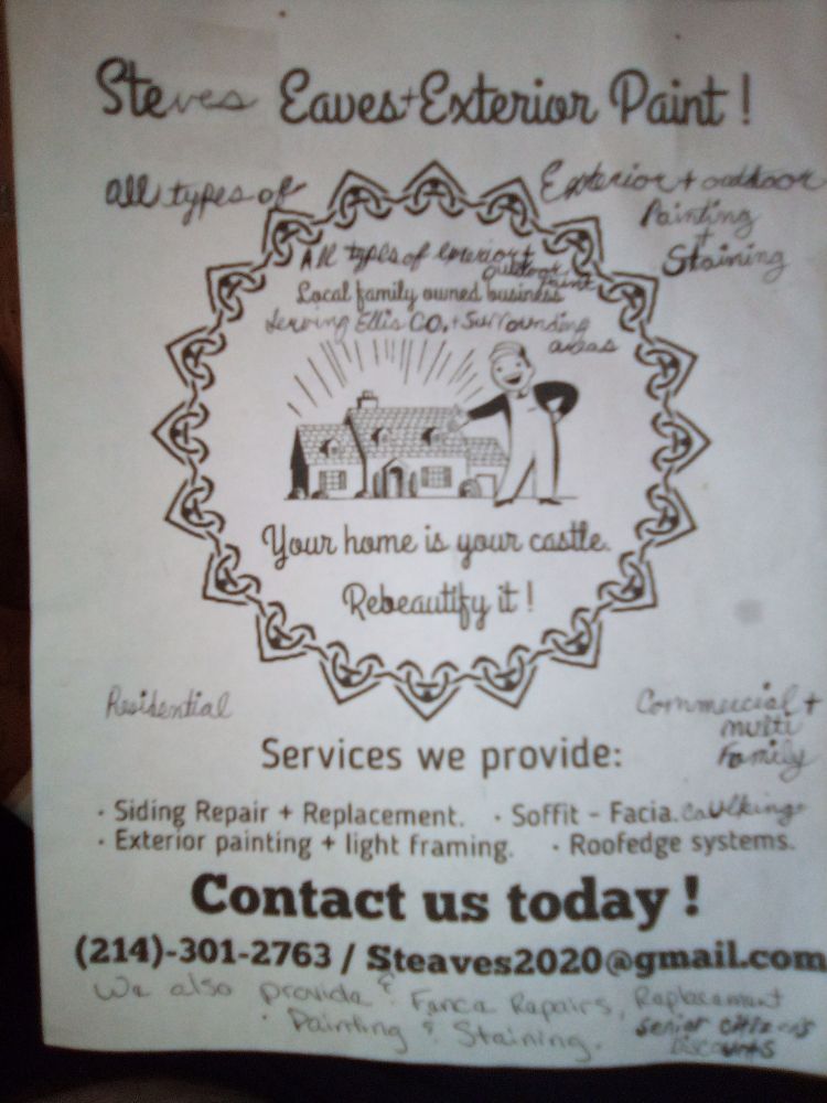 Slide of Steves eaves