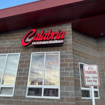 Calabria - Building sign - Italian Near Me - Bothell, Washington