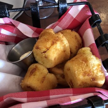 Moonshine Grill - Complimentary mini corn breads - Southern Near Me - Austin, Texas