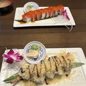 Shogun Restaurant - Crunchy Roll and Red Dragon Roll - Japanese Near Me - Temecula, California
