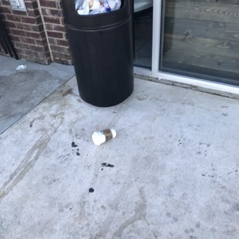 Starbucks - Starbucks trashcan at 10AM (crew doesn't even take it out at close) - Coffee & Tea Near Me - Fairburn, Georgia