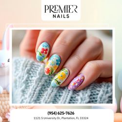 Premier Nails and Spa - Fresh shades and delicate details bring your spring mood to life 

 Schedule your nail session now!