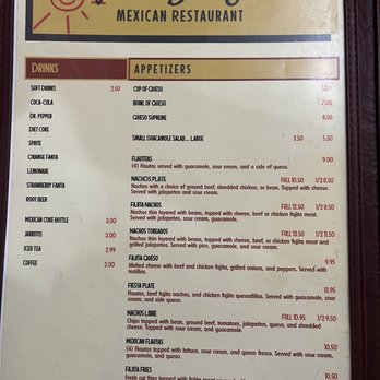 Villa Del Sol - Appetizers - Tex-Mex Near Me - Azle, Texas