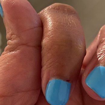 Ambiance Nail Spa - Nicked finger. Still sore. - Nail Salons Near Me - West Chester, Ohio
