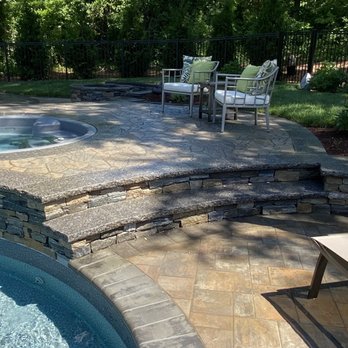 Dex by Terra - Steps to the hot tub so you aren't stepping up and in to get into the hot tub - much safer. - General Contractors Near Me - Hudson, Massachusetts