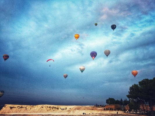 Travertines of Pamukkale by null