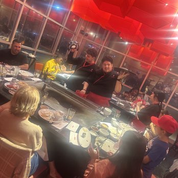 Benihana - Downey - Having an awesome time ""singing "happy bday" !!! - Sushi Bars Near Me - Downey, California