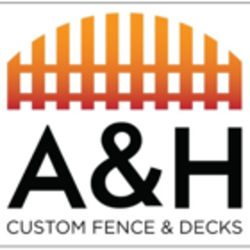 A & H Custom Fence And Decks - Logo