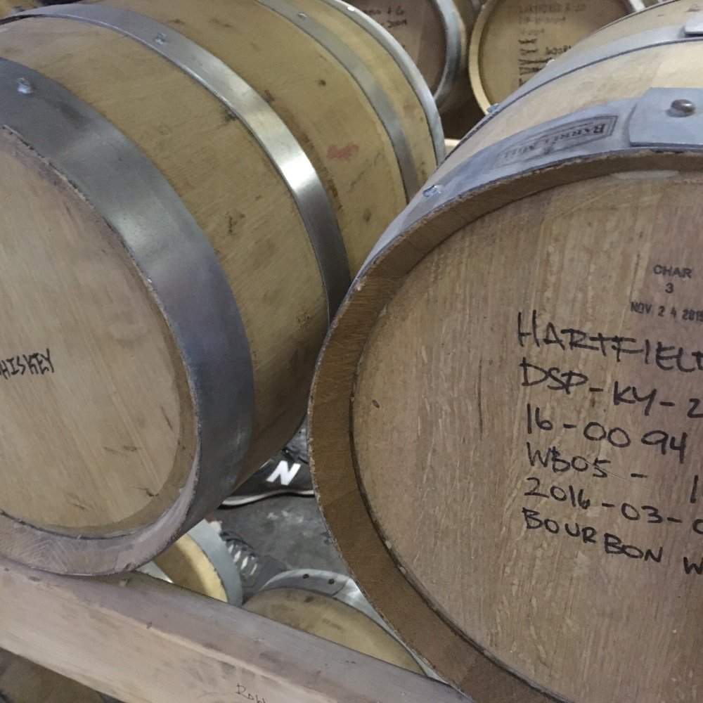 Hartfield - Small barrels of brown gold. No big deal. - Distilleries Near Me - Paris, Kentucky Hartfield - Small barrels of brown gold. No big deal. - Distilleries Near Me - Paris, Kentucky
