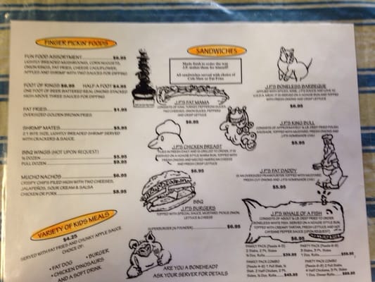 Menu photo 1 JP's Barbeque Ribs and Chicken Columbus, OH Menu photo 1 JP's Barbeque Ribs and Chicken Columbus, OH