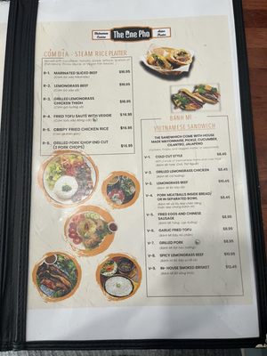 Menu photo 8 The One Pho Austin, TX