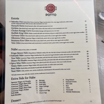 Potto - Menu 7/11/26 - Japanese Near Me - San Francisco, California Potto - Menu 7/11/26 - Japanese Near Me - San Francisco, California