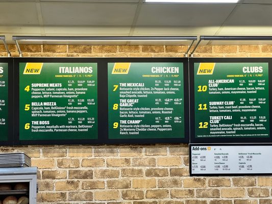 Menu photo 2 Subway North Bend, WA Menu photo 2 Subway North Bend, WA