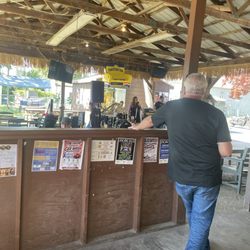 Open Air Bar - Listening to a good band while enjoying a beer.