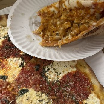 Little Gio's Pizza - Margarita slices and buffalo chicken - Pizza Near Me - New York, New York