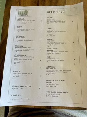 Menu photo 5 Runabout Brewing Orlando, FL Menu photo 5 Runabout Brewing Orlando, FL