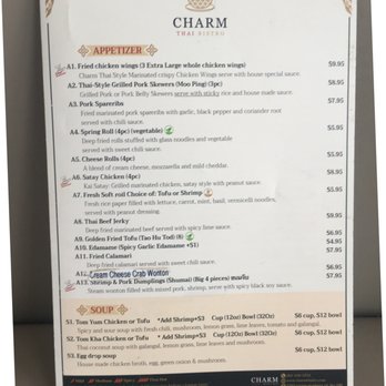 Charm Thai Bistro - Thai Near Me - Spring, Texas Charm Thai Bistro - Thai Near Me - Spring, Texas