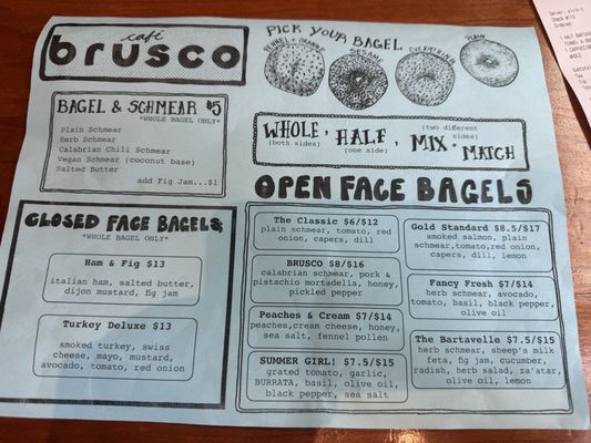 Menu photo 1 Cafe Brusco Berkeley, CA