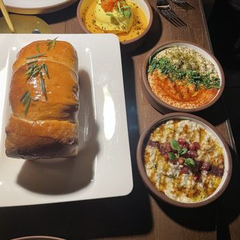 Anixi - Layered bread, dips - Vegan Near Me - New York, New York