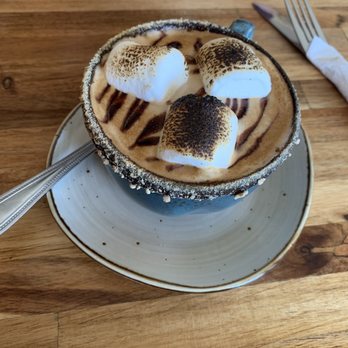 Hatch 44 Cafe - S'mores latte. - Cafes Near Me - Metuchen, New Jersey