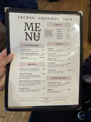 Menu photo 7 Sacred Grounds Edwardsville, IL