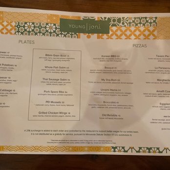 Young Joni - Menu - Pizza Near Me - Minneapolis, Minnesota Young Joni - Menu - Pizza Near Me - Minneapolis, Minnesota