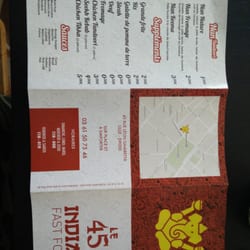 Le 45 - Menu