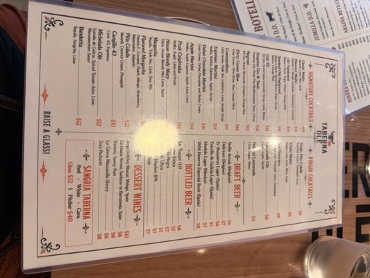 Menu photo 2 Taberna Ole Fort Myers, FL Menu photo 2 Taberna Ole Fort Myers, FL