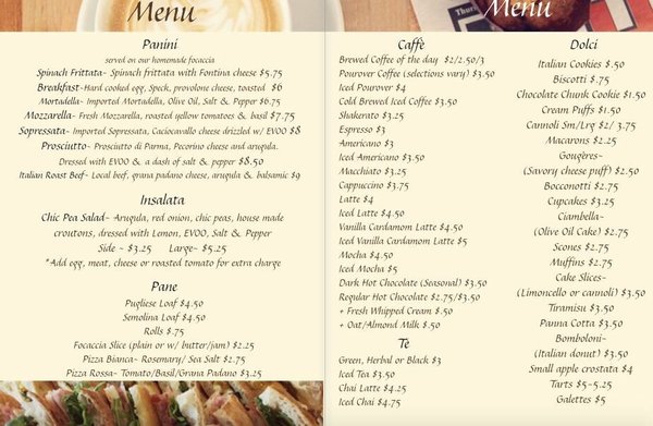 Menu photo 3 Pan'e Dolcetti Wilbraham, MA