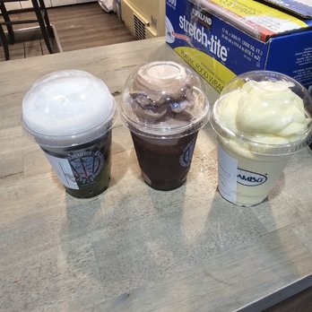 Bambu Desserts & Drinks - Mango smoothie, chocolate smoothie, and #10 Bambu Favorite. - Juice Bars & Smoothies Near Me - Sunnyvale, California