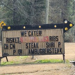 Chapman's Crossroad Kitchen - Info sign