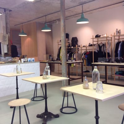 Steel cyclewear & coffee shop by null