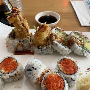 Osaka - Shrimp tempura roll and spicy tuna roll - Sushi Bars Near Me - Manchester, New Hampshire