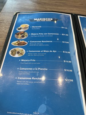 Menu photo 6 Vos Pupusas Palmdale, CA