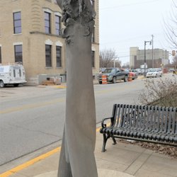 Terre Haute Arts Corridor - "Free Fly" by Bob Evans (1976) at 7th and Ohio