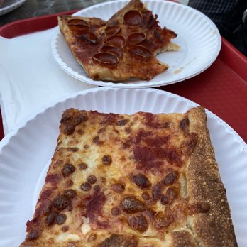 Good Pie - Cheese square. NOT fresh. Luke warm temperature. Disappointing - Pizza Near Me - Las Vegas, Nevada Good Pie - Cheese square. NOT fresh. Luke warm temperature. Disappointing - Pizza Near Me - Las Vegas, Nevada