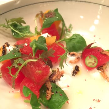 Uchi Dallas - Tuna over watermelon - Japanese Near Me - Dallas, Texas