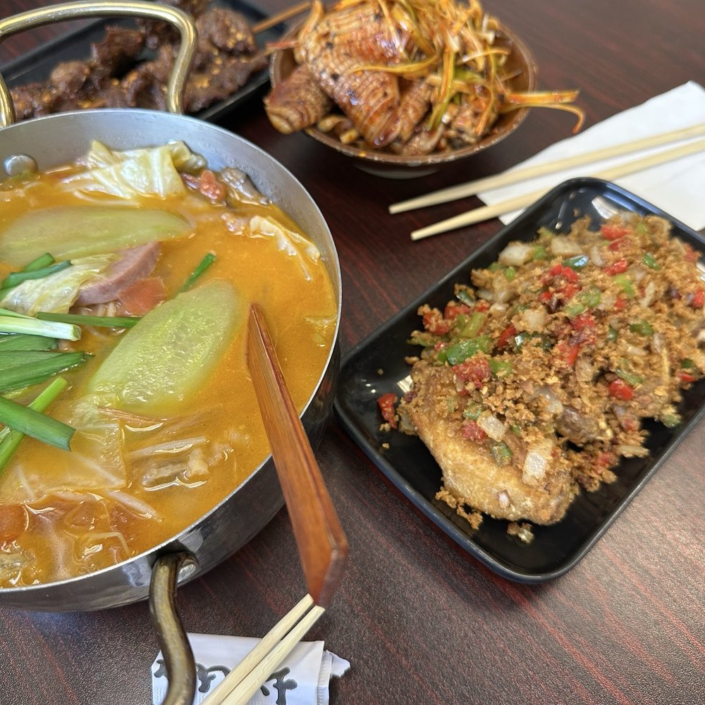 Y Noodles - Tomato Rice Noodles, Salt and Pepper Chicken Wings, Spicy Squid - Desserts Near Me - Falls Church, Virginia Y Noodles - Tomato Rice Noodles, Salt and Pepper Chicken Wings, Spicy Squid - Desserts Near Me - Falls Church, Virginia