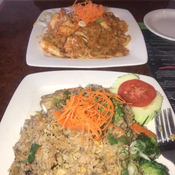 Thai Chilli Pepper - Chicken pad Thai and pork fried rice. - Thai Near Me - Brandon, Florida Thai Chilli Pepper - Chicken pad Thai and pork fried rice. - Thai Near Me - Brandon, Florida