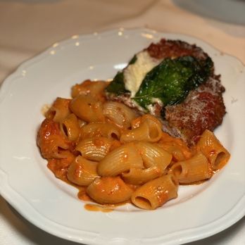Carbone - Veal parmigiana spicy vodka rigatoni - Italian Near Me - Las Vegas, Nevada